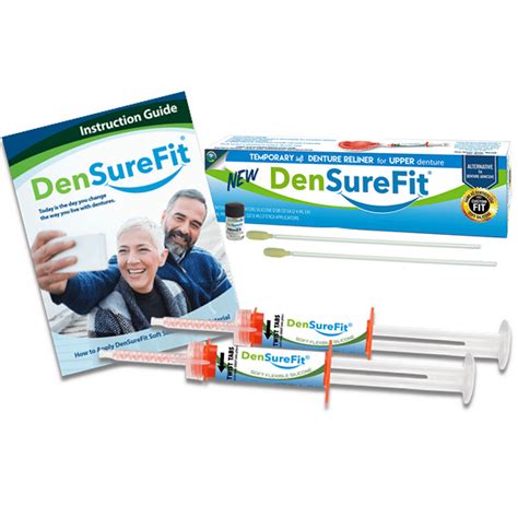 DenSureFit uses soft flexible silicone just like dentists use for soft relines. . Densurefit