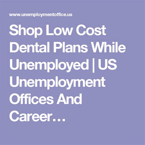 Dental insurance for unemployed. Things To Know About Dental insurance for unemployed. 
