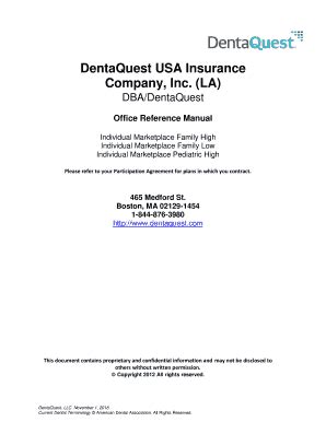 Dentaquest louisiana. Louisiana Provider Manual MCNA Dental MCNA_LA-P_PM[1.19] Page 6 of 217 19.11. Endodontic Therapy Services..... 95 