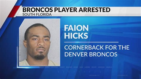 Denver Broncos player arrested in Florida