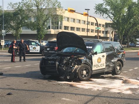 Denver Police officer involved in 3-car crash