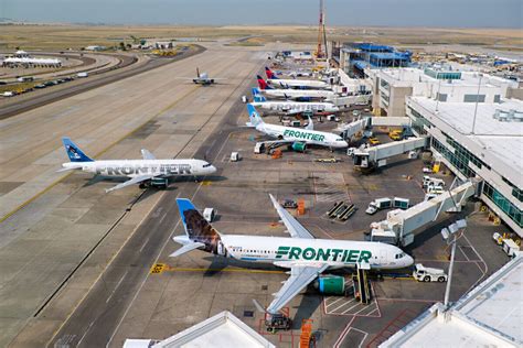 Denver airport frontier terminal. 12 Jan 2024 ... U.S. ULCC Spirit Airlines has ended service at Denver International Airport (DEN) this week, pulling out of Frontier Airlines' base market. 