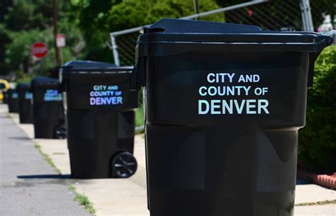 Denver county trash. Increased recycling: Despite incredible participation in Denver’s recycling program only 17% of our waste is being recycled. This is far below the national recycling rate of 34%. Individual trash carts have proven to encourage people to recycle more. Improved collection efficiency: Switching to one type of trash collection 