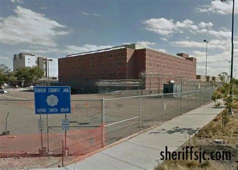 Denver County Detention Center - Visitation at 10500 E Smith Rd, Denver, CO. Monday 9am - 6pm. Tuesday 9am - 6pm. Wednesday 9am - 6pm. Thursday 9am - 6pm. Friday 9am - 6pm. All visits are non-contact and conducted through a glass partition. This facility may also have a video visitation option, please call 720-913-3642 for more …. 