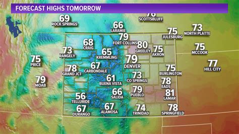 Denver front range weather. DENVER — With partly cloudy skies Wednesday, the Front Range will see below-average highs and scattered afternoon storms in the Denver weather forecast.Weather today: Storm chances continue ... 