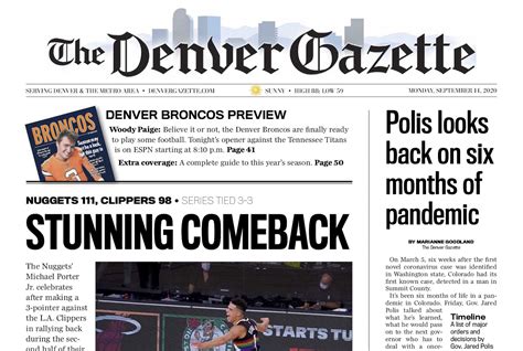 Denver newspaper. Things To Know About Denver newspaper. 