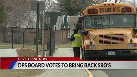 Denver school board votes to reinstate school resource officers