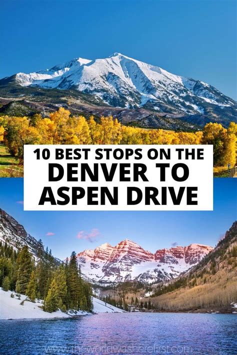 Denver to aspen. There are 4 ways to get from Denver International Airport to Aspen by plane, car or bus. Select an option below to see step-by-step directions and to compare ticket … 