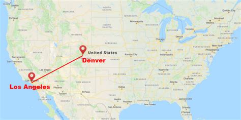 Flights from Los Angeles to Denver with Ameri