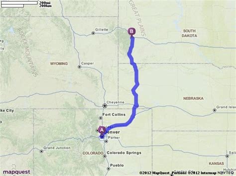 Stop between Denver and Cody 6 replies; Driving times