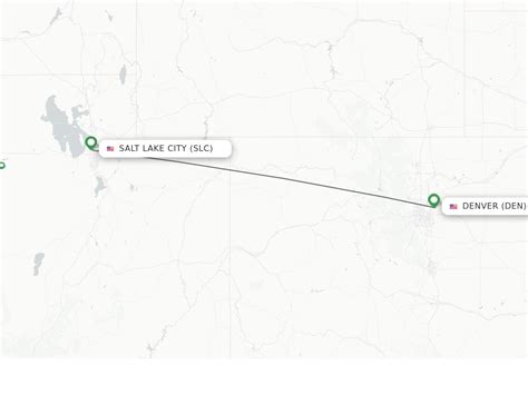 What is the flight distance from Salt Lake City, UT Ai