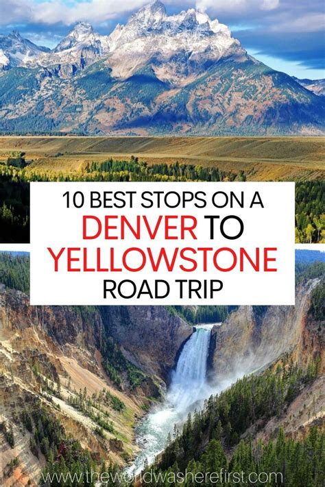Denver to yellowstone. Save. It is a long drive from Jackson back to Estes Park. It is at least 9.5 hours with stops. Travel in Yellowstone is super slow. For example 30 miles will take about an hour to drive. Yellowstone has over 370 miles of roads. Avoid the E470 toll … 