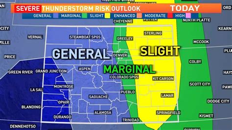 Denver weather: Afternoon thunderstorms likely, possible hail, tornadoes on eastern plains