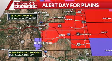 Denver weather: Blizzard warning for the plains, overnight snow showers in the metro