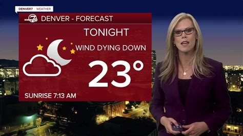 Denver weather: Chilly start to a sunny and cool day