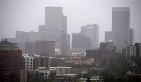 Denver weather: Cloudy with possible afternoon thunderstorms that could help clear pollution