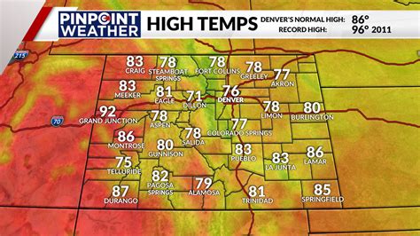 Denver weather: Cool and wet start to the workweek