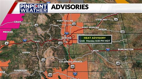 Denver weather: Heat advisories Monday for hottest temperatures of the year