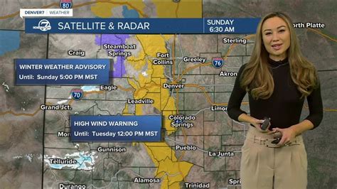 Denver weather: Mild, breezy with morning mountain snow