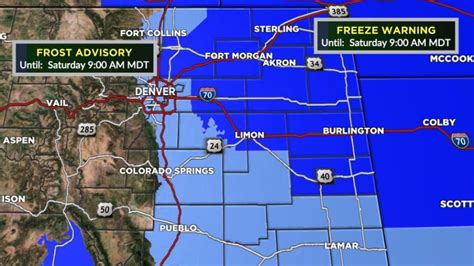 Denver weather: Pinpoint Weather Alert Day for freeze warning