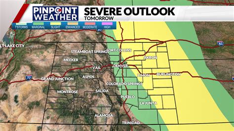 Denver weather: Severe storm chance with cool front