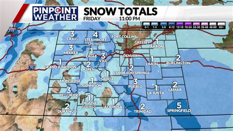 Denver weather: Snow chances Thursday night