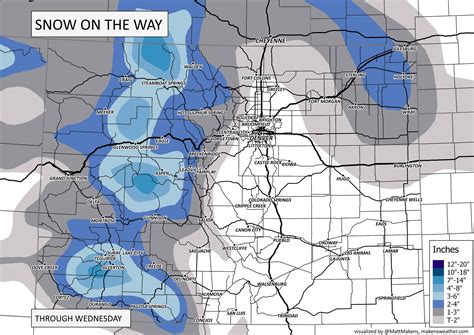 Denver weather: Tracking a chance for Christmas snow in Colorado
