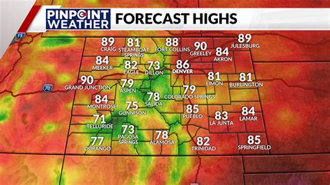 Denver weather: Weekend showers and cooler temperatures