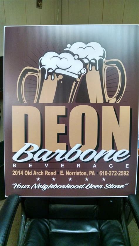 Owner, Deon-Barbone Beverage Norristown, PA. Deon-Barbone Beverage Bucks County Community College Grammer Otg Greatest unsigned rapper that ever live! Washington DC-Baltimore Area .... 