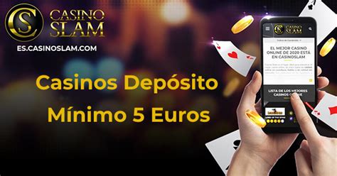 Depósito mínimo del casino en línea 5 libras.
