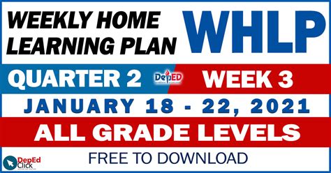 DepEd Click - GRADE 2 UPDATED WHLP (WEEK 2: Q3) …