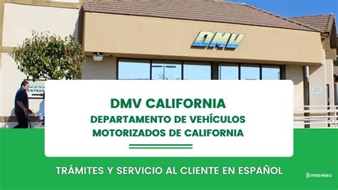 Departamento de vehículos motorizados de california. Things To Know About Departamento de vehículos motorizados de california. 