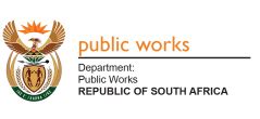 Department of Public Works South African Government