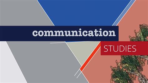 The Department of Communication Studies. Studying communication will take you where you want to go—it is at the heart of identity and culture. Learn how to advocate, negotiate, and relate, and gain communication strategies from our three initiatives: civic engagement, health and well-being, and identity and difference.. 
