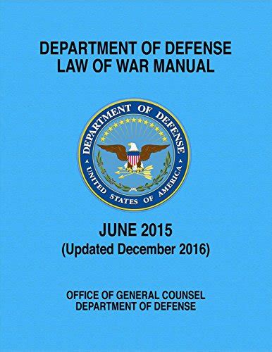 Department of defense law of war manual. - Guida di back stage per lavorare in lavori teatrali regionali per attori e altri professionisti del teatro.
