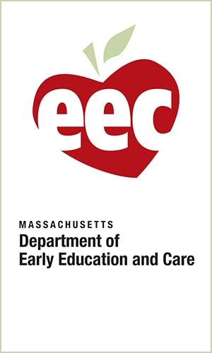 Department of early education and care. Jan 11, 2024 · Boston — The Healey-Driscoll Administration presented the Department of Early Education and Care’s (EEC) fall 2023 survey data on the Commonwealth Cares for Children (C3) Grant program at this week’s Board of Early Education and Care meeting, showing that the early education system is stabilizing. EEC’s data analysis found that C3 ... 