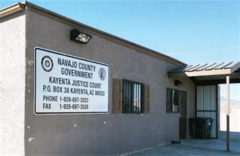 Departments > Justice Court > Kayenta - Navajo County, Arizona