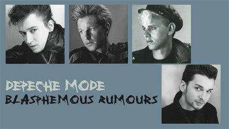 Depeche Mode - Blasphemous Rumours Lyrics