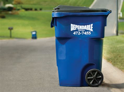 Dependable disposal. Syracuse-based Dependable Disposal now provides waste disposal and recycling in Webster and Penfield with an intro rate of $25/month. I'm starting to see their totes in my area near Ellison Park. Any info on their level of service is appreciated, thx. We have them. Definitely cheaper than many of the alternatives. 