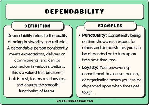 Dependable person meaning.  Learn how to use this adjective in differe...