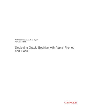 Deploying Oracle Beehive with Apple iPhones