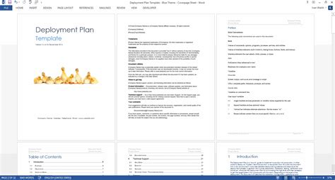 Deployment Plan Template Software Development Templates, Forms