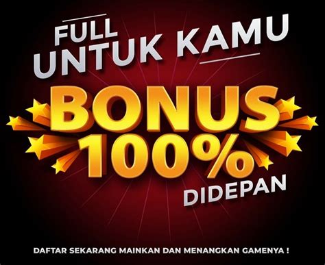 Depo bonus 100 to kecil aman. Bandar agen judi togel.