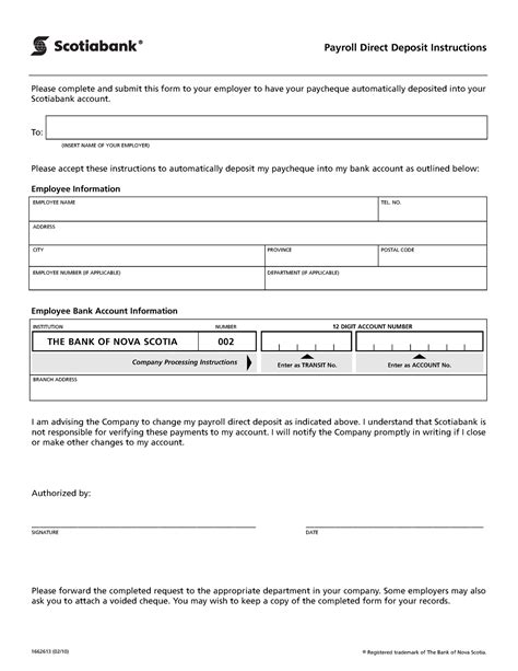 Deposit Services Application-V1 - Scotiabank