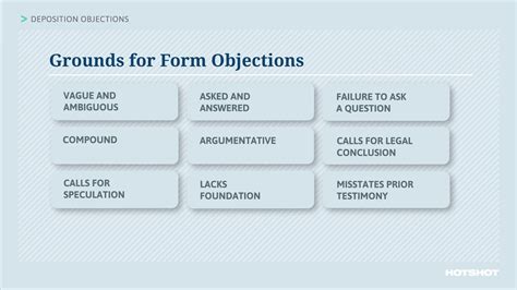 Deposition Objections Depositions