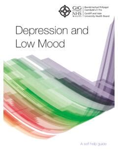 Depression and Low Mood - Self Help Guides Rebranding