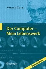 Der Computer Mein Lebenswerk SpringerLink