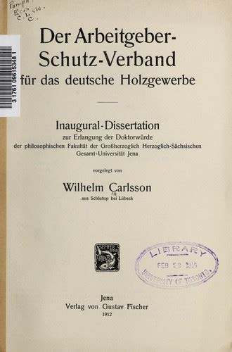 Der arbeitgeber schutz verband für das deutsche holzegewerbe. - Un modelo de planeacion de bibliotecas digitales para mexico.