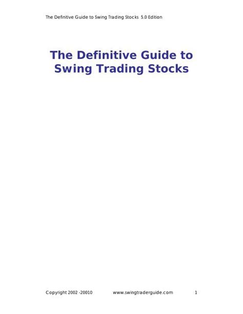 Der definitive leitfaden für swing trading stocks edition 5. - Samsung gt s5660 galaxy gio manual.
