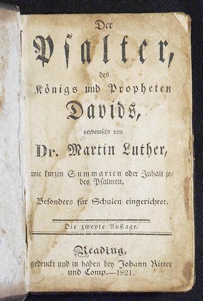 Der gantze psalter des königlichen propheten dauids, aussgelegt. - Deutsches ordinarium, für gemischten chor und orchester oder orgel..